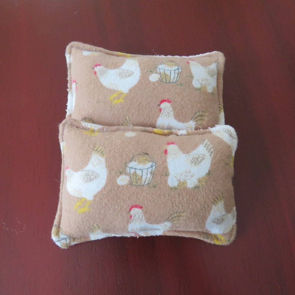 Washable Chicken Sponge, Reusable Dish Scrubby, Set of 2